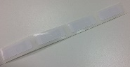 Бумажная метка-наклейка 38x14 mm, чип NXP iCode SLIX